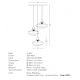 Pendule, Lustre suspendate - Lustra suspendata design decorativ Zenia 3L fumurie