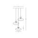 Pendule, Lustre suspendate - Lustra suspendata design decorativ Zenia 3L fumurie
