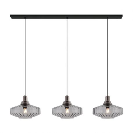 Pendule, Lustre suspendate - Lustra suspendata design decorativ Zenia 3L fumurie