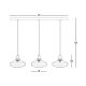 Pendule, Lustre suspendate - Lustra suspendata design decorativ Zenia 3L fumurie