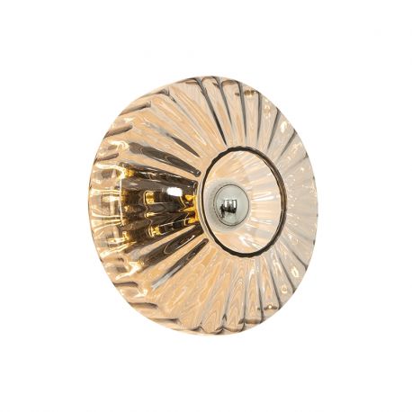 Aplice, corpuri de iluminat pentru pereti - Aplica design decorativ Zenia fumuriu