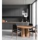 Pendule, Lustre suspendate - Pendul LED design decorativ Chloe I fumuriu