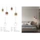 Pendule, Lustre suspendate - Pendul LED design decorativ Chloe I cupru
