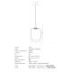 Pendule, Lustre suspendate - Pendul LED design decorativ Chloe II auriu