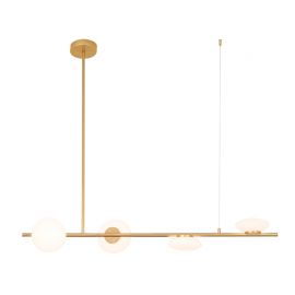 Pendule, Lustre suspendate - Lustra LED stil minimalist decorativ Rona aurie