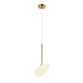 Pendule, Lustre suspendate - Pendul LED stil minimalist decorativ Rona auriu