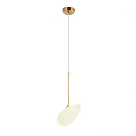 Pendule, Lustre suspendate - Pendul LED stil minimalist decorativ Rona auriu