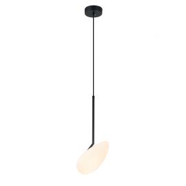 Pendule, Lustre suspendate - Pendul LED stil minimalist decorativ Rona negru