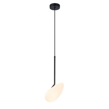 Pendule, Lustre suspendate - Pendul LED stil minimalist decorativ Rona negru