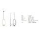 Pendule, Lustre suspendate - Pendul minimalist design decorativ Vinny I