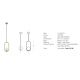 Pendule, Lustre suspendate - Pendul minimalist design decorativ Vinny II