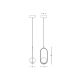 Pendule, Lustre suspendate - Pendul minimalist design decorativ Vinny II
