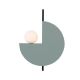 Aplica de perete design decorativ Kely gri
