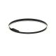 Plafoniere - Plafoniera LED dimabila design slim Ridley negru D-80cm