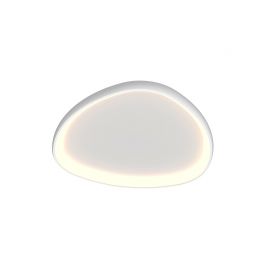 Plafoniere - Plafoniera LED dimabila design slim Axel alba 60cm