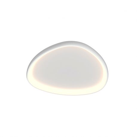 Plafoniere - Plafoniera LED dimabila design slim Axel alba 60cm