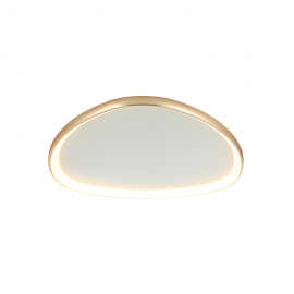 Plafoniere - Plafoniera LED dimabila design slim Axel auriu 60cm