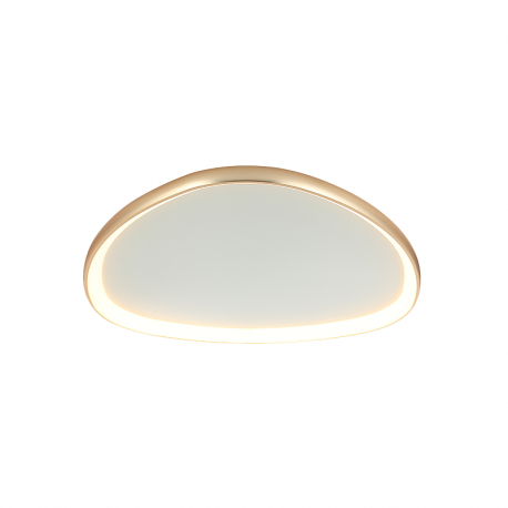 Plafoniere - Plafoniera LED dimabila design slim Axel auriu 60cm