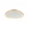 Plafoniera LED dimabila design slim Axel auriu 60cm