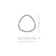 Plafoniere - Plafoniera LED dimabila design slim Axel auriu 60cm