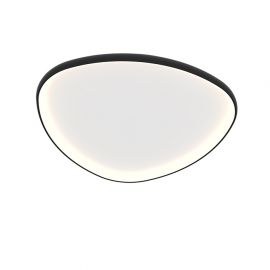 Lustre aplicate - Plafoniera LED dimabila design slim Axel neagra 80cm