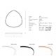 Lustre aplicate - Plafoniera LED dimabila design slim Axel aurie 80cm
