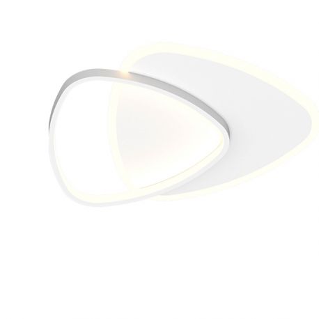 Lustre aplicate - Plafoniera LED dimabila design slim Alysia alba