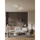 Lustre aplicate - Plafoniera LED dimabila design slim Alysia alb/auriu
