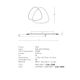 Lustre aplicate - Plafoniera LED dimabila design slim Alysia alb/auriu