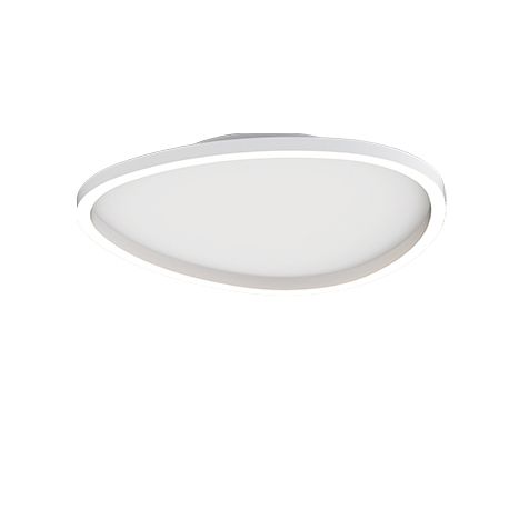 Lustre aplicate - Plafoniera LED dimabila design slim Josie alba 40cm