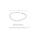 Lustre aplicate - Plafoniera LED dimabila design slim Josie alba 40cm