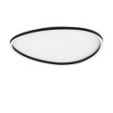 Plafoniera LED dimabila design slim Josie neagra 59cm