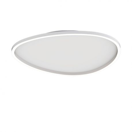 Lustre aplicate - Plafoniera LED dimabila design slim Josie alba 59cm