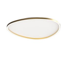 Lustre aplicate - Plafoniera LED dimabila design slim Josie aurie 59cm
