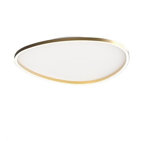 Lustre aplicate - Plafoniera LED dimabila design slim Josie aurie 59cm