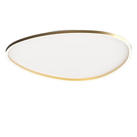 Lustre aplicate - Plafoniera LED dimabila design slim Josie aurie 78cm