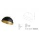 Lustre aplicate - Lustra aplicata design decorativ Doris D-50cm negru/auriu