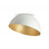 Lustra aplicata design decorativ Doris D-50cm alb/auriu