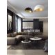 Lustre aplicate - Lustra aplicata design decorativ Doris D-50cm alb/auriu