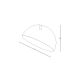 Lustre aplicate - Lustra aplicata design decorativ Doris D-70cm negru/auriu