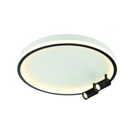 Lustre aplicate - Plafoniera LED dimabila design modern Piers alb/negru