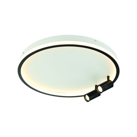 Lustre aplicate - Plafoniera LED dimabila design modern Piers alb/negru