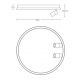 Lustre aplicate - Plafoniera LED dimabila design modern Piers alba