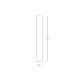 Plafoniere cu spoturi, Spoturi aplicate - Spot aplicat design decorativ Slim alb H-40cm