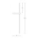 Aplice, corpuri de iluminat pentru pereti - Aplica LED moderna stil minimalist Cliff