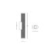 Aplice, corpuri de iluminat pentru pereti - Aplica LED design decorativ modern Hilda