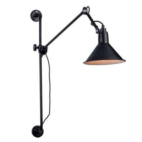 Aplice, corpuri de iluminat pentru pereti - Aplica cu brat reglabil metal stil industrial Edyson