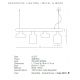 Pendule, Lustre suspendate - Lustra suspendata design decorativ Kinsey lemn/metal