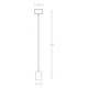 Pendule, Lustre suspendate - Pendul cu Spot stil minimalist Dixon