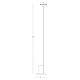 Lampadare - Lampadar/Lampa LED de podea design modern minimalist Trix